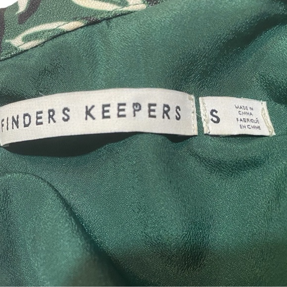 Finders Keepers Green The Way Long Sleeve Dress Size S Mini - Picture 9 of 11